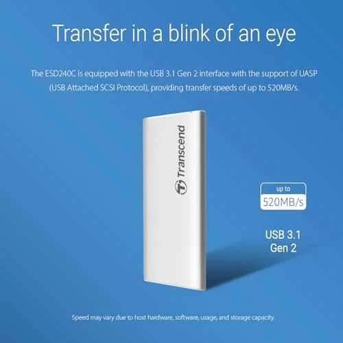 Transcend ESD240C 240GB SSD Externe - vue 4