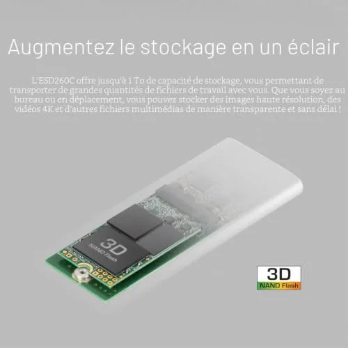 Transcend ESD260C 250GB SSD Externe - vue 7