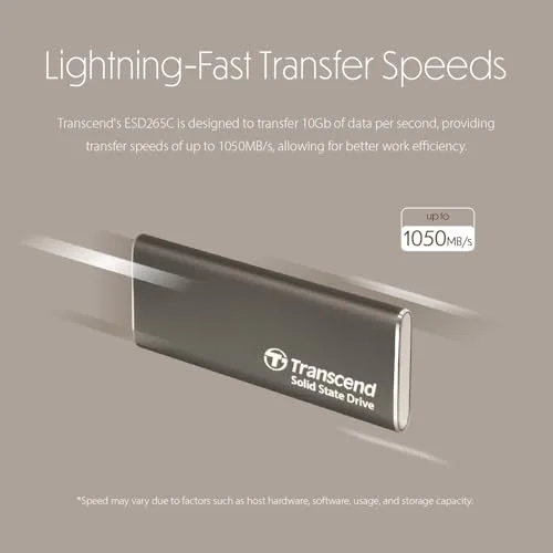 Transcend ESD265C 500 Go - vue 4