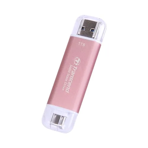Transcend ESD310P 1 To Rose - vue 3