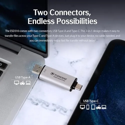 Transcend ESD310P 1 To Rose - vue 8