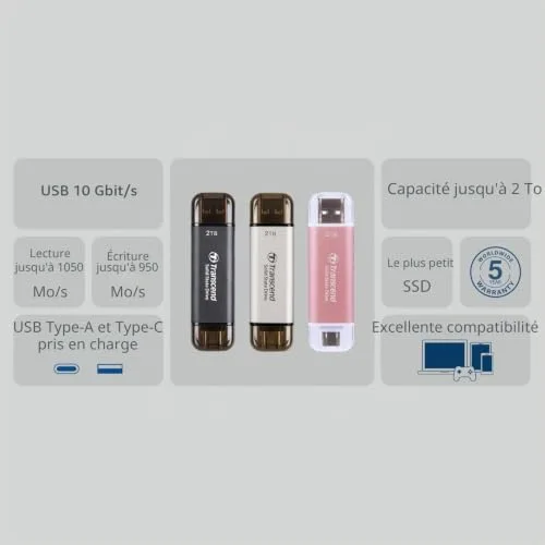 Transcend ESD310P 512 Go - vue 5