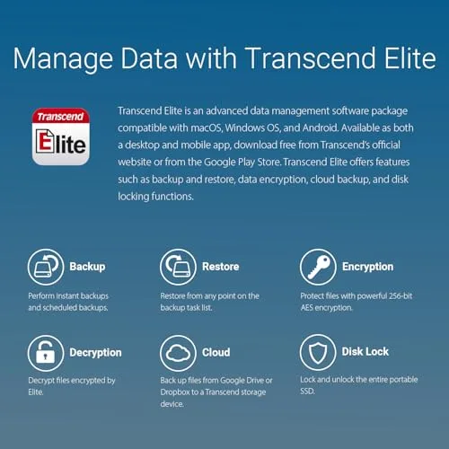 Transcend ESD360C 1 To - vue 9