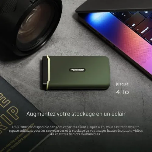 Transcend ESD380C 1TB SSD Vert - vue 7