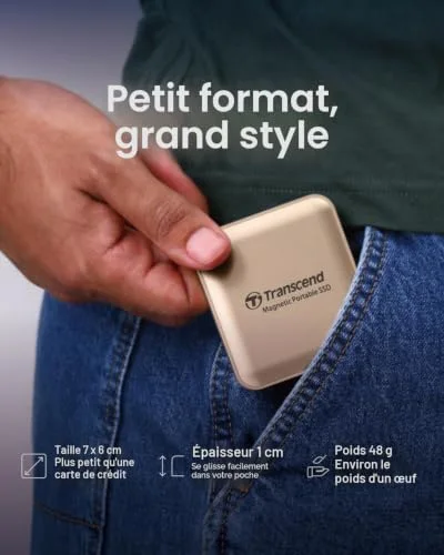 Transcend ESD420 4 To SSD Externe MagSafe - vue 5