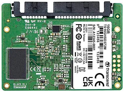 Transcend HSD372M 16 Go Half-Slim SATA III