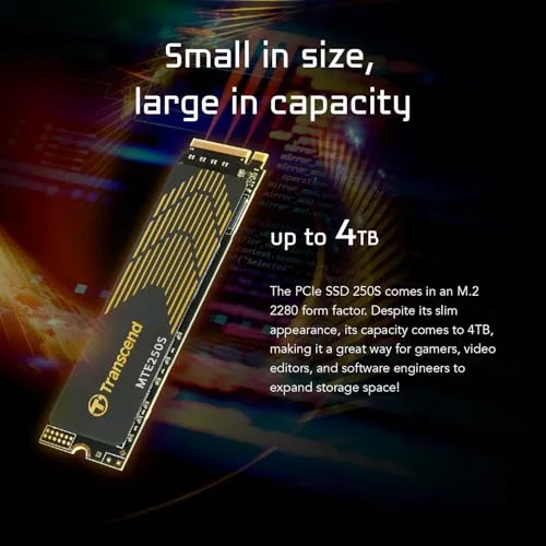 Transcend MTE250S 2 To SSD PCIe 4.0 - vue 8