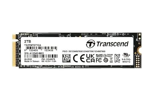 Transcend MTE712A 1 To SSD chiffré - vue 2