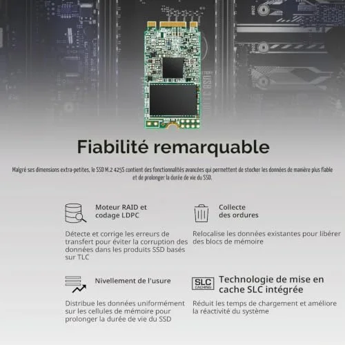 Transcend MTS425S 250 Go - vue 6