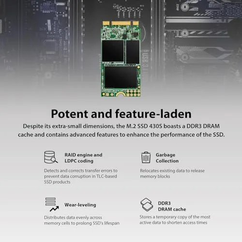 Transcend MTS430S 128 Go - vue 8