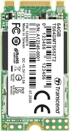 Transcend MTS552T2 64 Go M.2 2242 SATA III