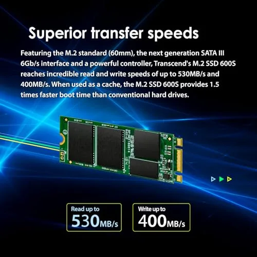 Transcend MTS600 256 Go - vue 6