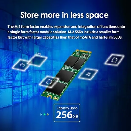 Transcend MTS600 256 Go - vue 8
