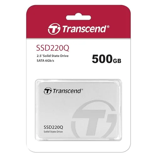 Transcend SSD220Q 500 Go SATA 2.5" - vue 3