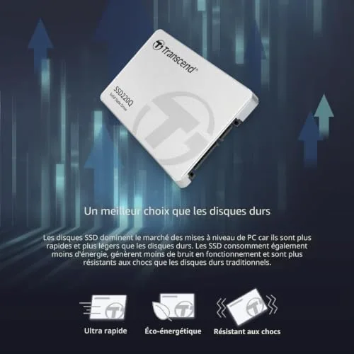 Transcend SSD220Q 500 Go SATA 2.5" - vue 7