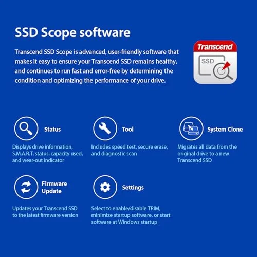 Transcend SSD225S 500 Go - vue 9