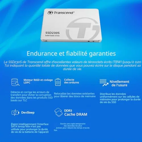 Transcend SSD230 1 To - vue 5
