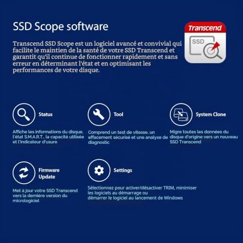 Transcend SSD370S 128 Go - vue 8