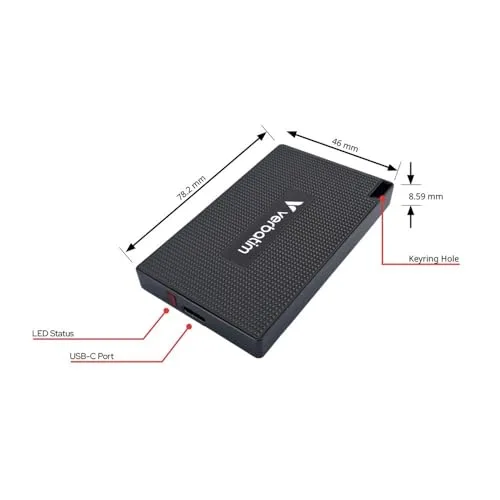Verbatim Metal Mini SSD 1 To - vue 3
