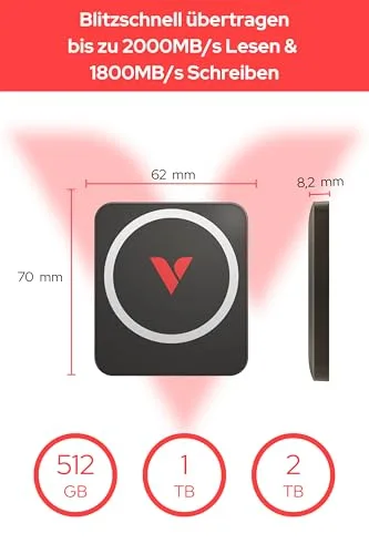 Verbatim SnapBack SSD 1 To - vue 2