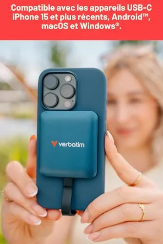 Verbatim SnapBack SSD 2 To Moka - vue 7