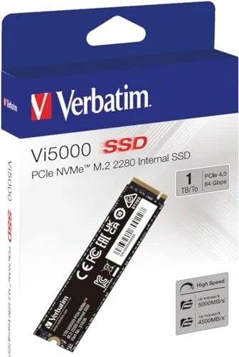 Verbatim Vi5000 SSD 1 To PCIe 4.0 - vue 3