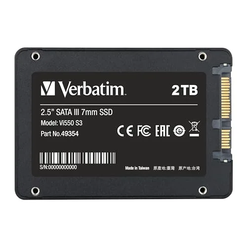 Verbatim Vi550 S3 2 To SSD SATA - vue 4