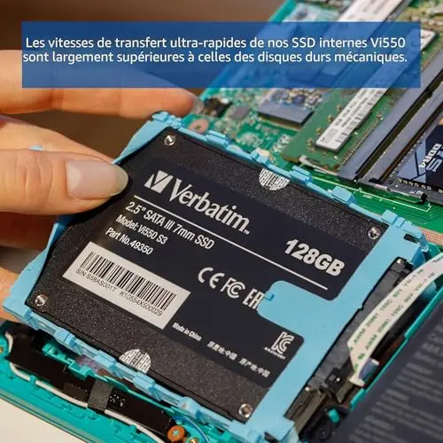 Verbatim Vi550 S3 512 Go SSD SATA - vue 3