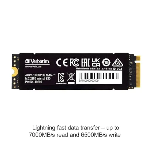 Verbatim Vi7000G 1 To SSD PCIe 4.0 NVMe - vue 2