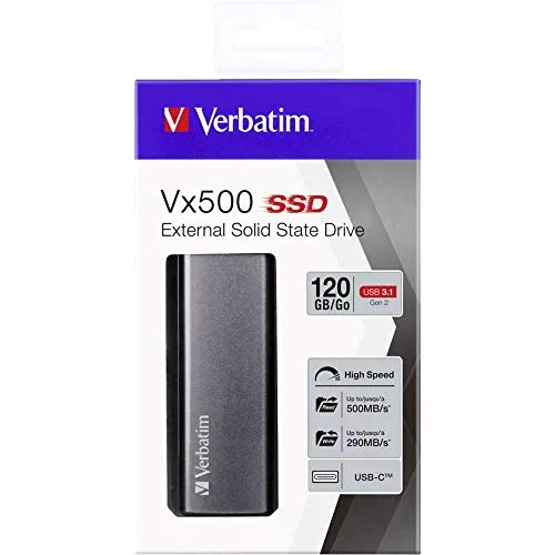Verbatim Vx500 SSD 120 Go Externe - vue 5