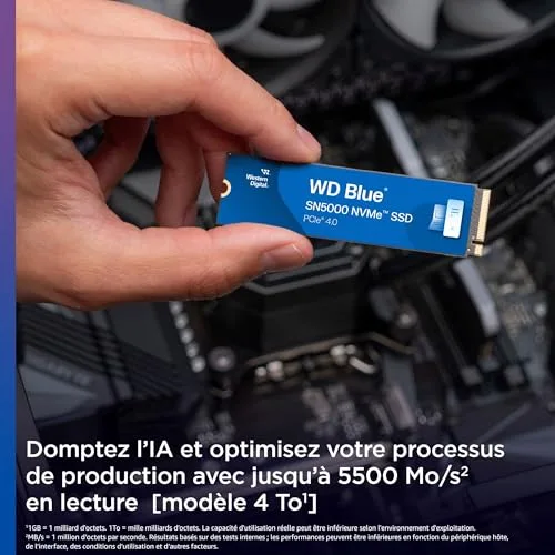 WD Blue SN5000 500 Go - vue 2