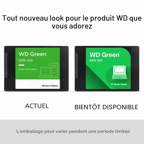 WD Green 480 Go SSD 2.5" SATA - vue 2