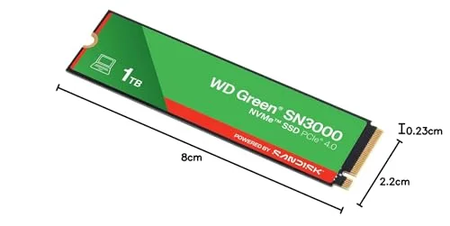 WD Green SN3000 1 To - vue 5