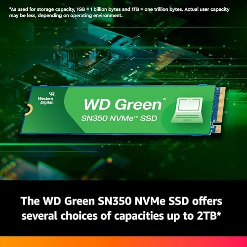 WD Green SN350 500 Go - vue 3