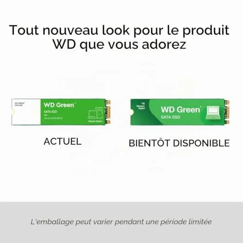 WD Green WDS480G3G0B 480 Go M.2 SATA - vue 5