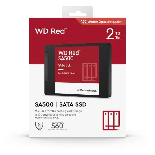 WD Red SA500 2 To - vue 4