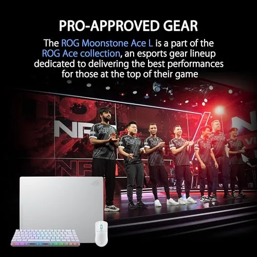 ASUS ROG Moonstone Ace L Blanc - vue 7