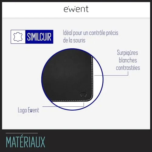 Ewent EW2761 220x180mm Noir - vue 3