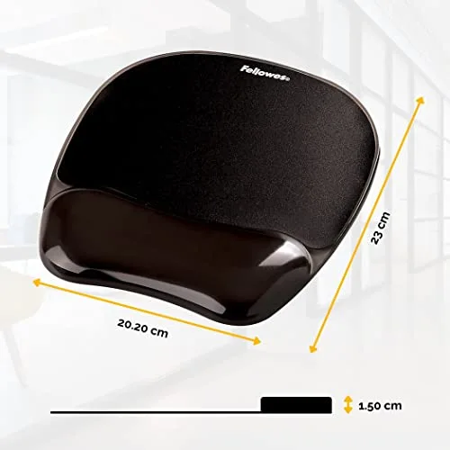 Fellowes Gel Crystals Noir - vue 2