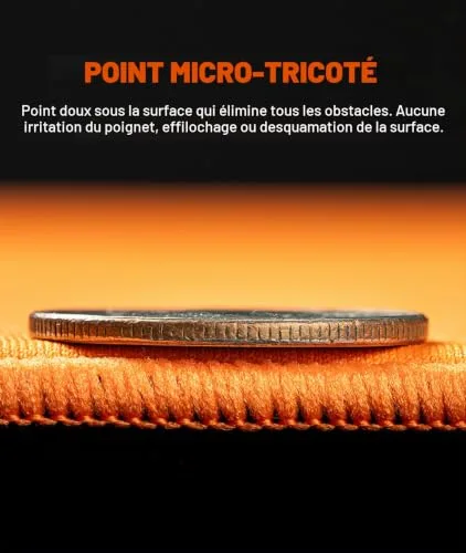 Fnatic DASH2 MAX Orange 480x400x6mm - vue 3