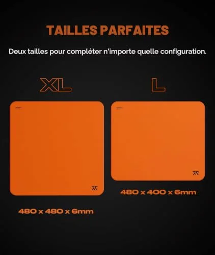 Fnatic DASH2 MAX Orange 480x400x6mm - vue 8