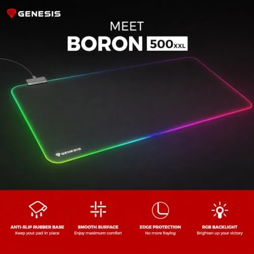 Genesis Boron 500 XXL Noir - vue 2
