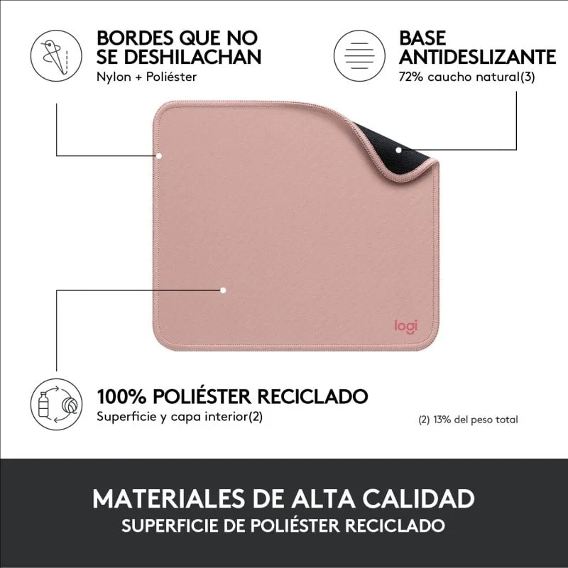 Logitech Desk Mat Studio Series Rose - vue 4