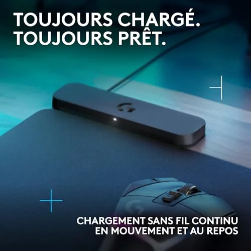 Logitech G Powerplay 2 Noir - vue 2