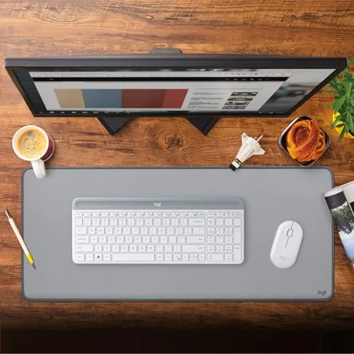 Logitech Gris - vue 2