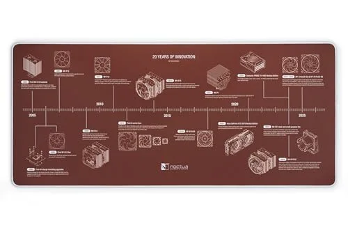 Tapis de souris Noctua NP-DM3 Anniversary 900x400 Marron