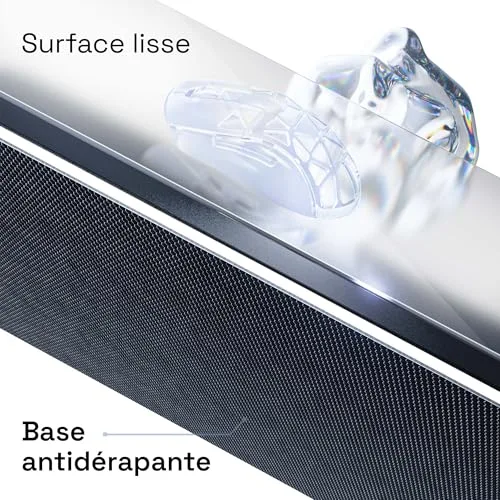 Oniverse Tapis de souris en verre S Noir - vue 3