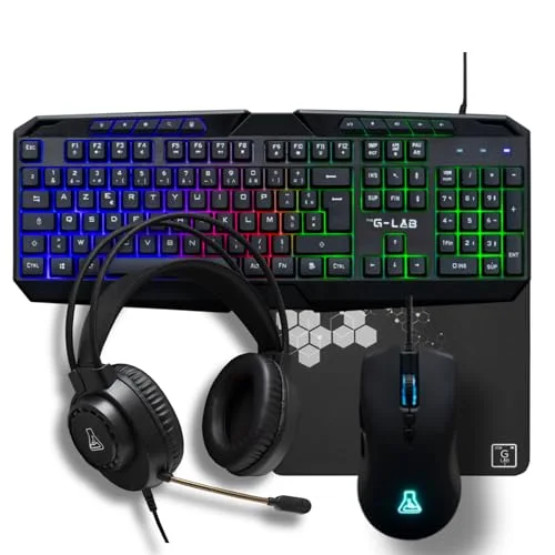 The G-Lab Combo Natrium Pack gamer 4 en 1