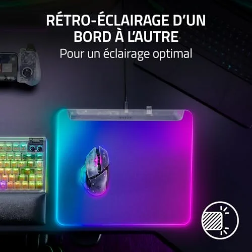 Razer Firefly V2 Pro Blanc - vue 2