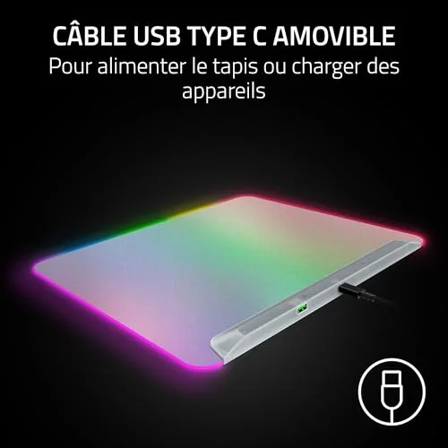 Razer Firefly V2 Pro Blanc - vue 5